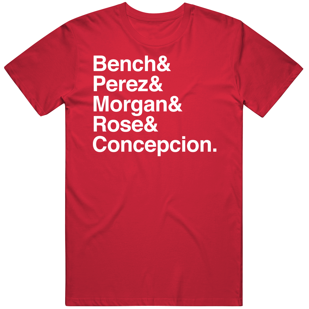 Cincinnati Big Red Machine Unisex Soft Cotton tee T Shirt Cincinnati Big Red Machine Unisex Soft Cotton tee T Shirt