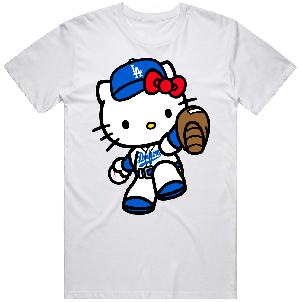 Hello Kitty Dodgers Shirts, Hello Kitty Sports Team Shirts Tee Unisex Classic Vintage Unisex Soft Cotton tee T Shirt Hello Kitty Dodgers Shirts, Hello Kitty Sports Team Shirts Tee Unisex Classic Vintage Unisex Soft Cotton tee T Shirt