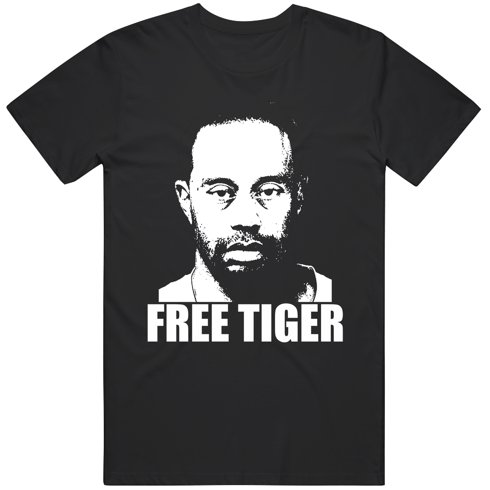 Tiger Woods Dui Suspension Free Tiger Funny  Shot Unisex Soft Cotton tee T Shirt