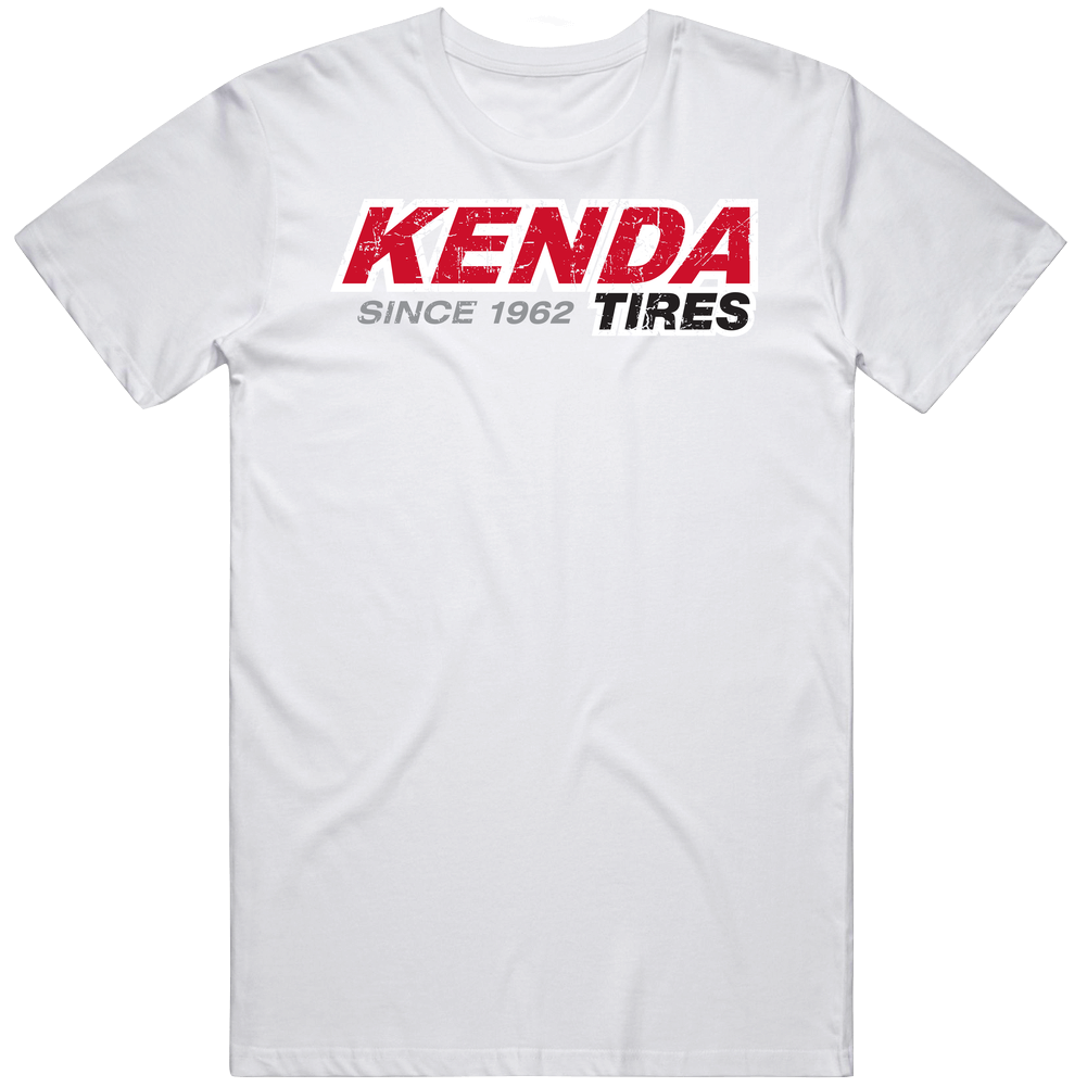 Kenda Tires Automobile Car Truck Motorcycle Auto Parts Cool Distressed Style Brand Logo Emblem Unisex Soft Cotton tee T Shirt
