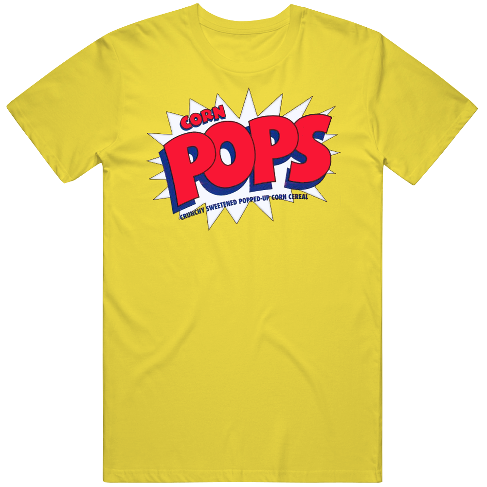 Corn Pops Cereal Classic Yellow Unisex Soft Cotton tee T Shirt Corn Pops Cereal Classic Yellow Unisex Soft Cotton tee T Shirt