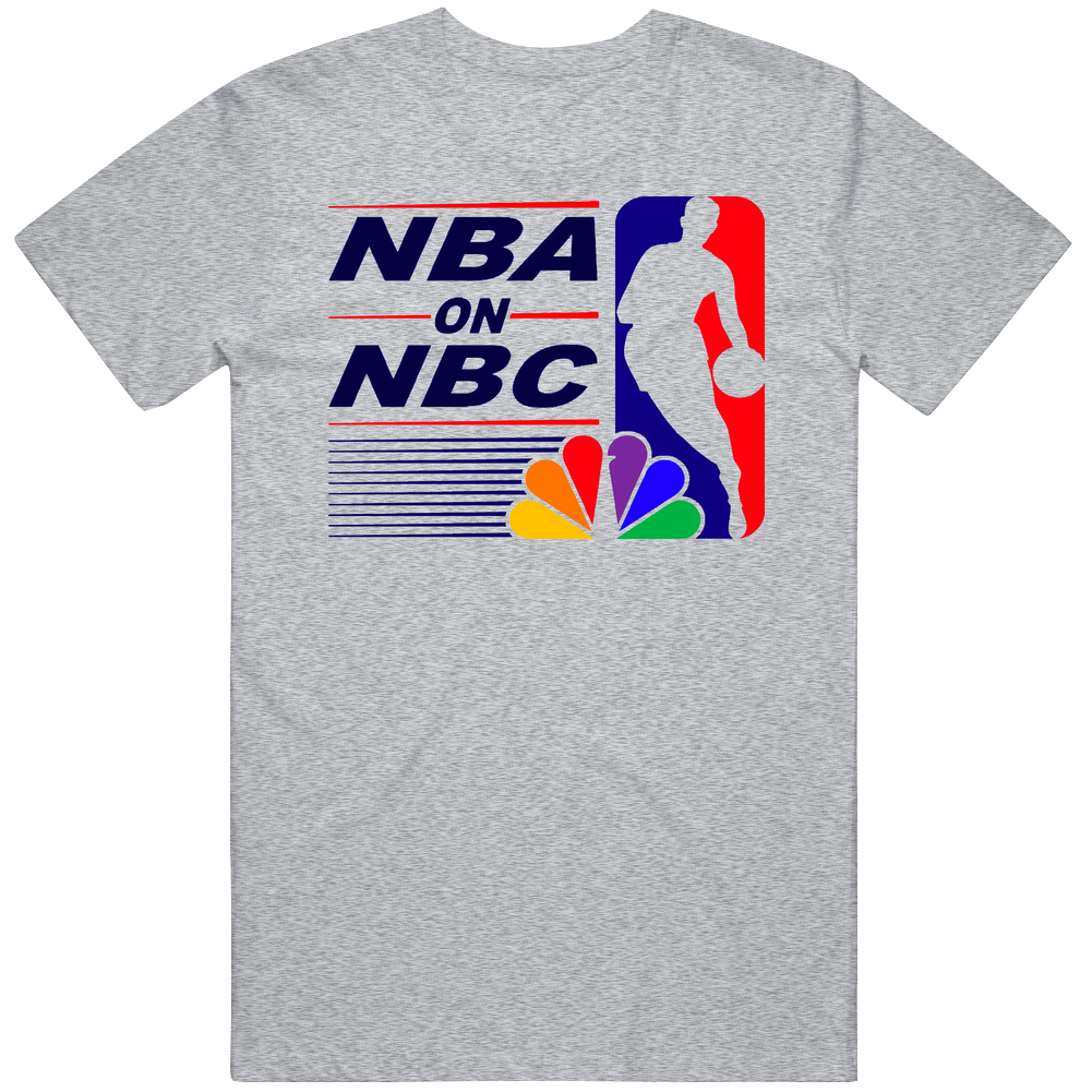 Basketball On Nbc Tv Vintage Unisex Sports Grey Classic Unisex Soft Cotton tee T Shirt Basketball On Nbc Tv Vintage Unisex Sports Grey Classic Unisex Soft Cotton tee T Shirt