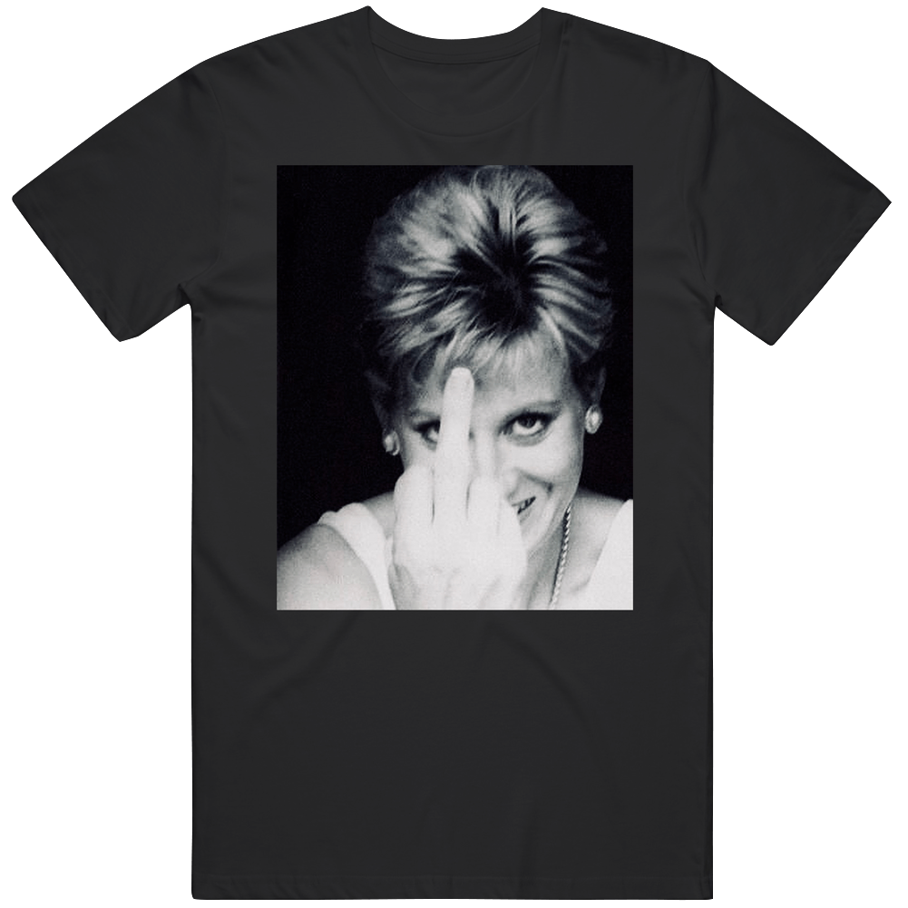 Princess Diana Middle Finger Funny Unisex Soft Cotton tee T Shirt