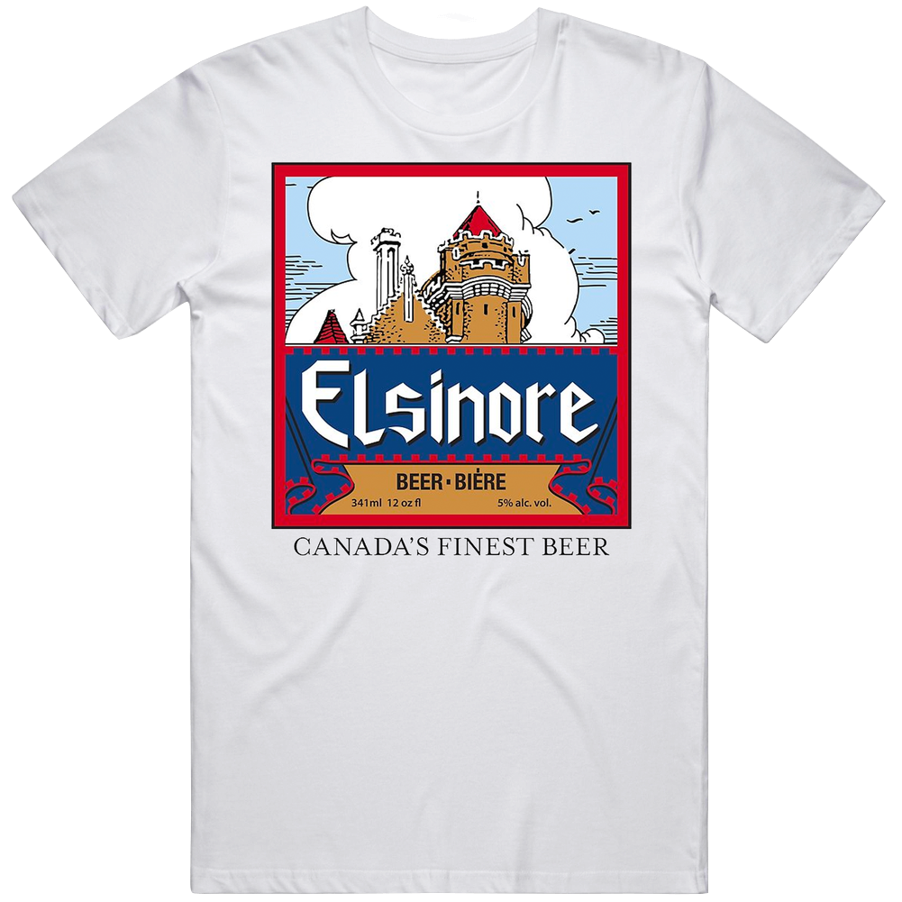 Elsinore Beer As Seen On Strange Brew Unisex Soft Cotton tee T Shirt Elsinore Beer As Seen On Strange Brew Unisex Soft Cotton tee T Shirt