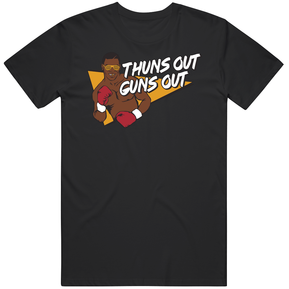 Mike Tyson Thuns Out Guns Out Boxing Unisex Soft Cotton tee T Shirt Mike Tyson Thuns Out Guns Out Boxing Unisex Soft Cotton tee T Shirt