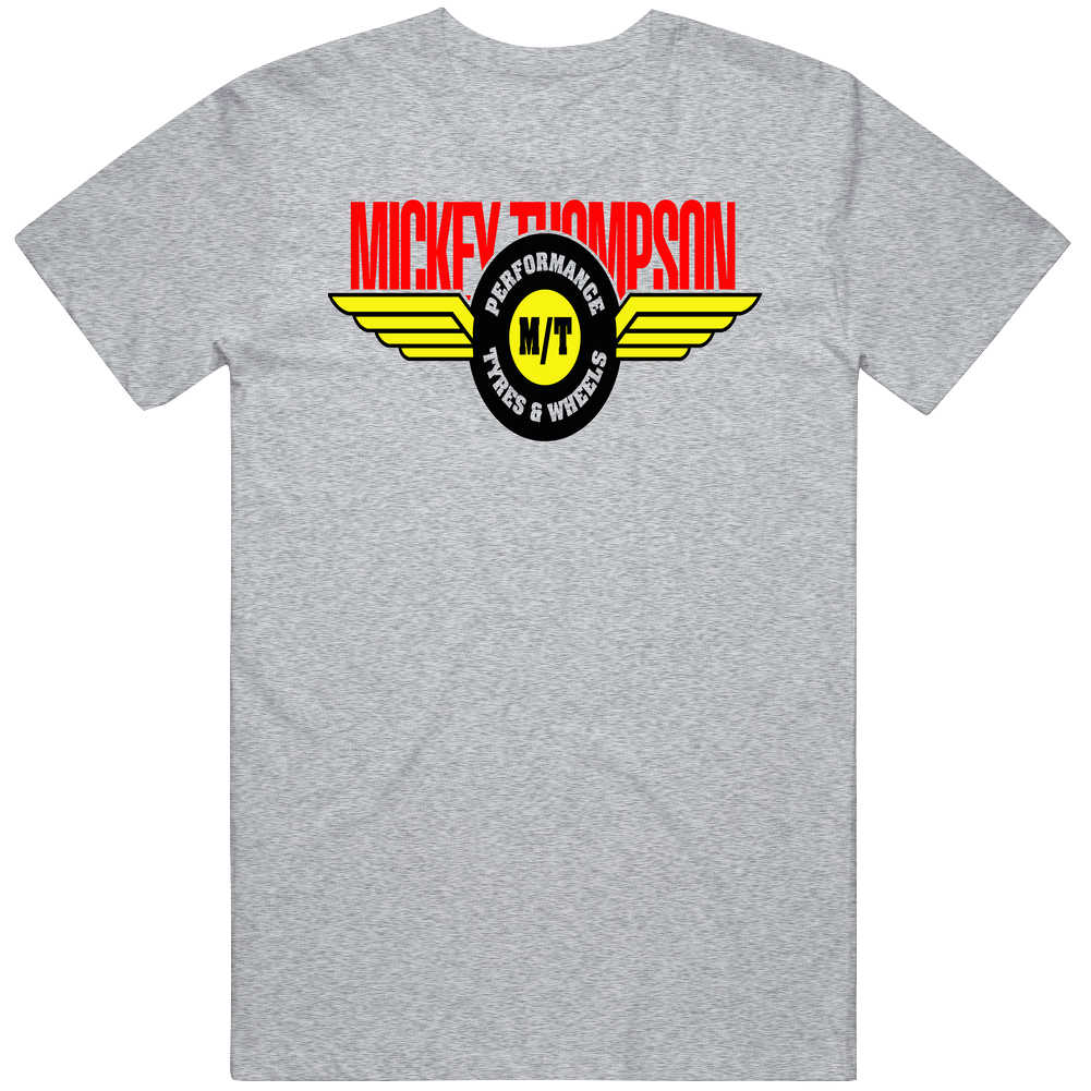 Mickey Thompson Performance Tires Logo Racing Wheels Coloured Unisex Soft Cotton tee T Shirt Mickey Thompson Performance Tires Logo Racing Wheels Coloured Unisex Soft Cotton tee T Shirt