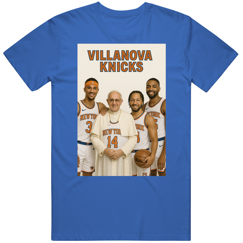 Pope Leo 14 Alma Mater Villanova Unisex Soft Cotton tee T Shirt