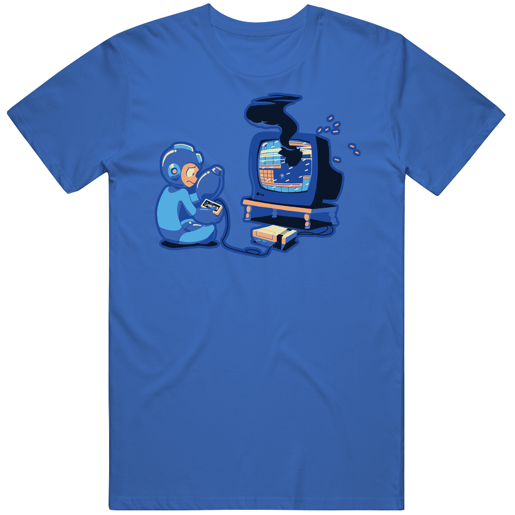 Mega Man Mega Mistake Video Game Unisex Soft Cotton tee T Shirt Mega Man Mega Mistake Video Game Unisex Soft Cotton tee T Shirt