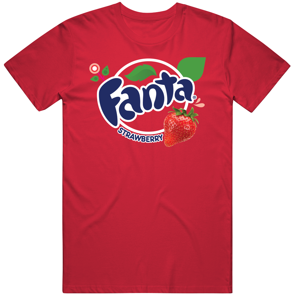 Fanta Strawberry Fashionista Unisex Soft Cotton tee T Shirt Fanta Strawberry Fashionista Unisex Soft Cotton tee T Shirt
