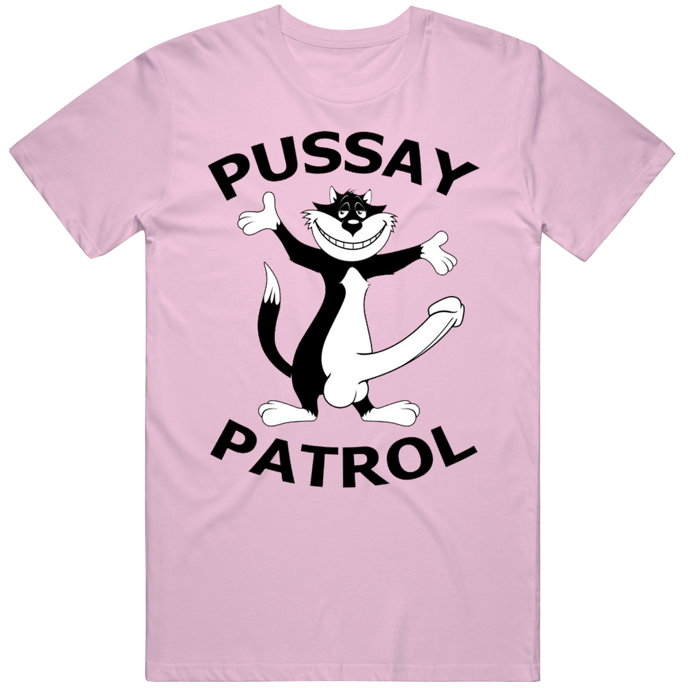 Pussay Patrol Funny The Inbetweeners Movie Unisex Soft Cotton tee T Shirt Pussay Patrol Funny The Inbetweeners Movie Unisex Soft Cotton tee T Shirt