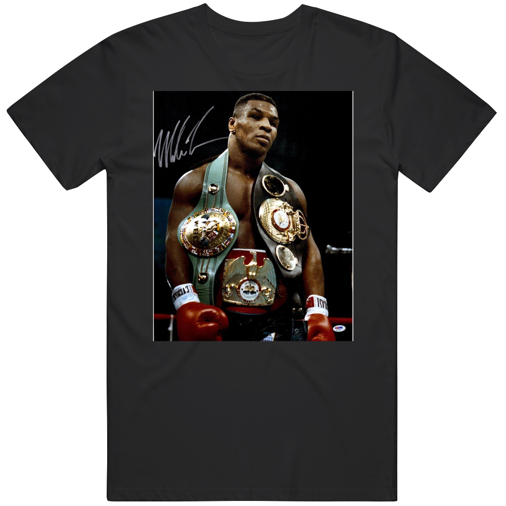 Mike Tyson 3 Belts Cool Retro Boxer Fan Unisex Soft Cotton tee T Shirt Mike Tyson 3 Belts Cool Retro Boxer Fan Unisex Soft Cotton tee T Shirt