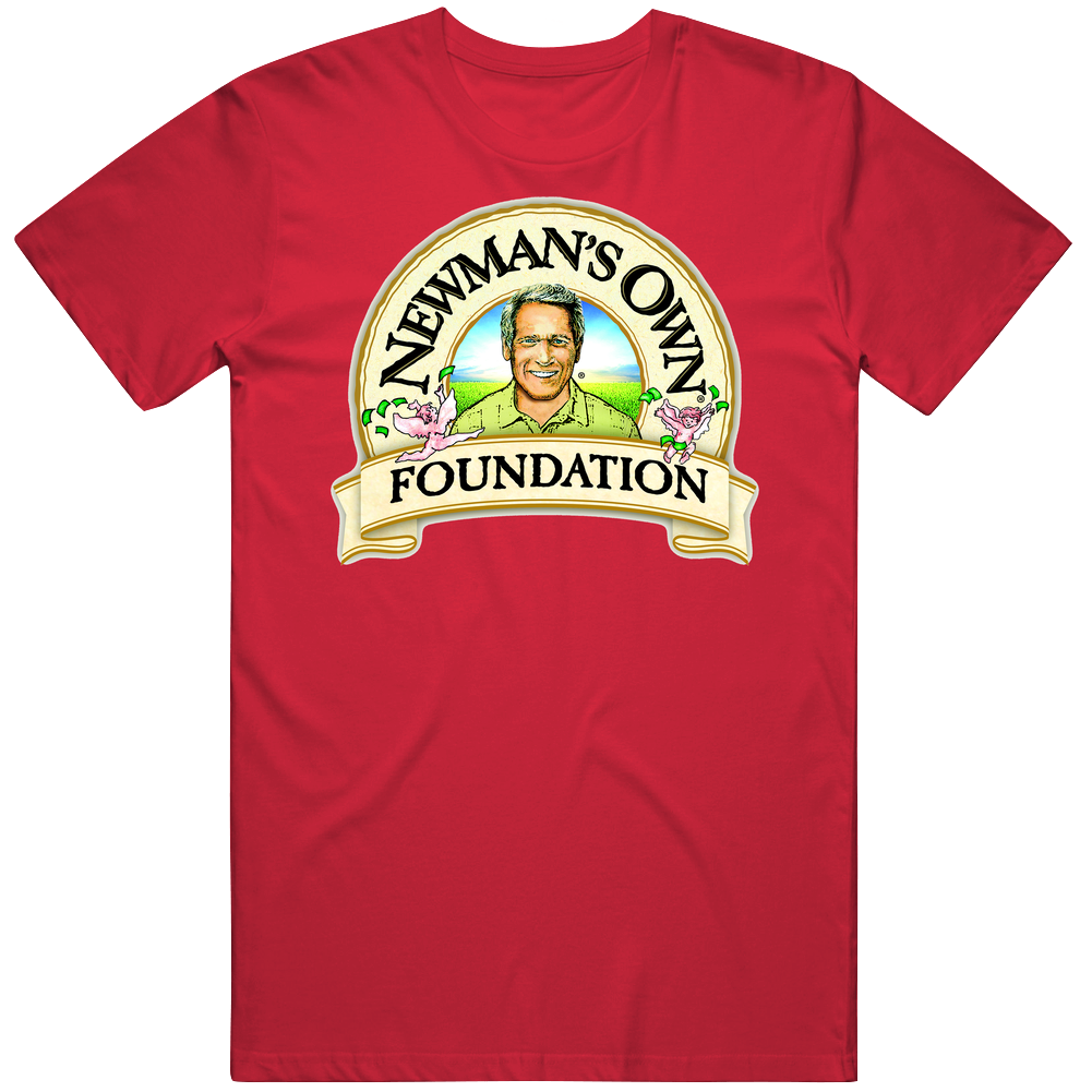 Newman's Own Logo Cool Food Gift Distressed Merch Classic Cotton Unisex Soft Cotton tee T Shirt
