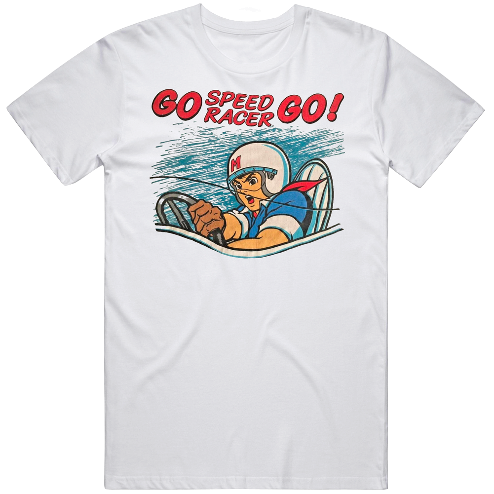 Go Speed Racer Go Vintage Unisex Soft Cotton tee T Shirt