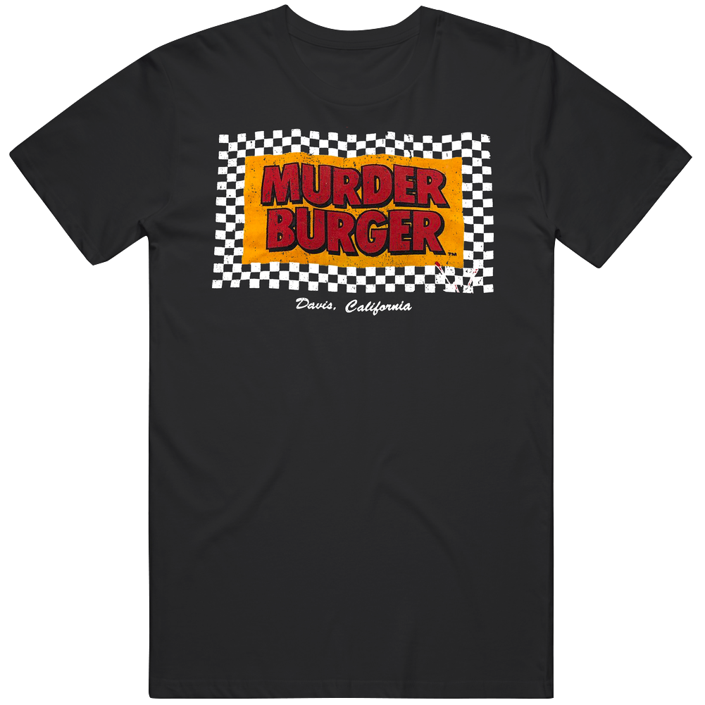 Murder Burger Davis California Cool Unisex Soft Cotton tee T Shirt Murder Burger Davis California Cool Unisex Soft Cotton tee T Shirt