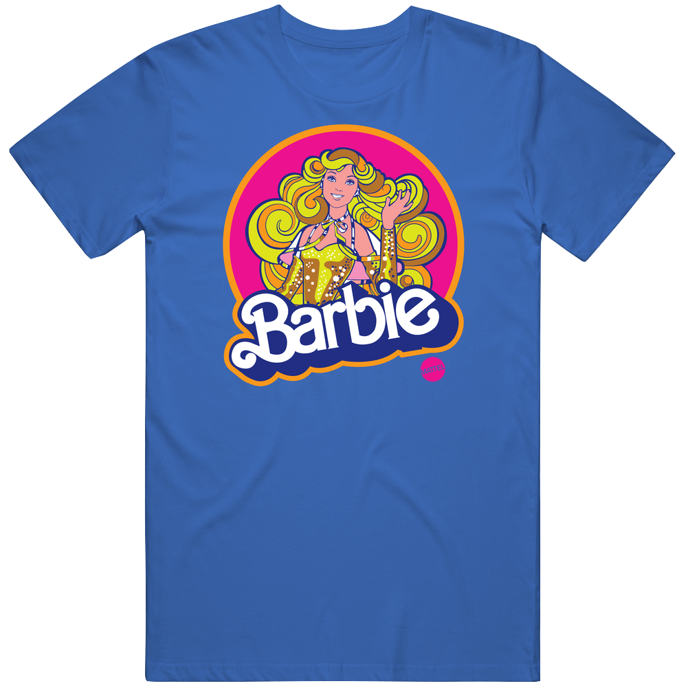 Barbie, T-Shirt, Doll, Golden Dream, Retro, 70's, Glamour, Girl's, Toy Unisex Soft Cotton tee T Shirt Barbie, T-Shirt, Doll, Golden Dream, Retro, 70's, Glamour, Girl's, Toy Unisex Soft Cotton tee T Shirt