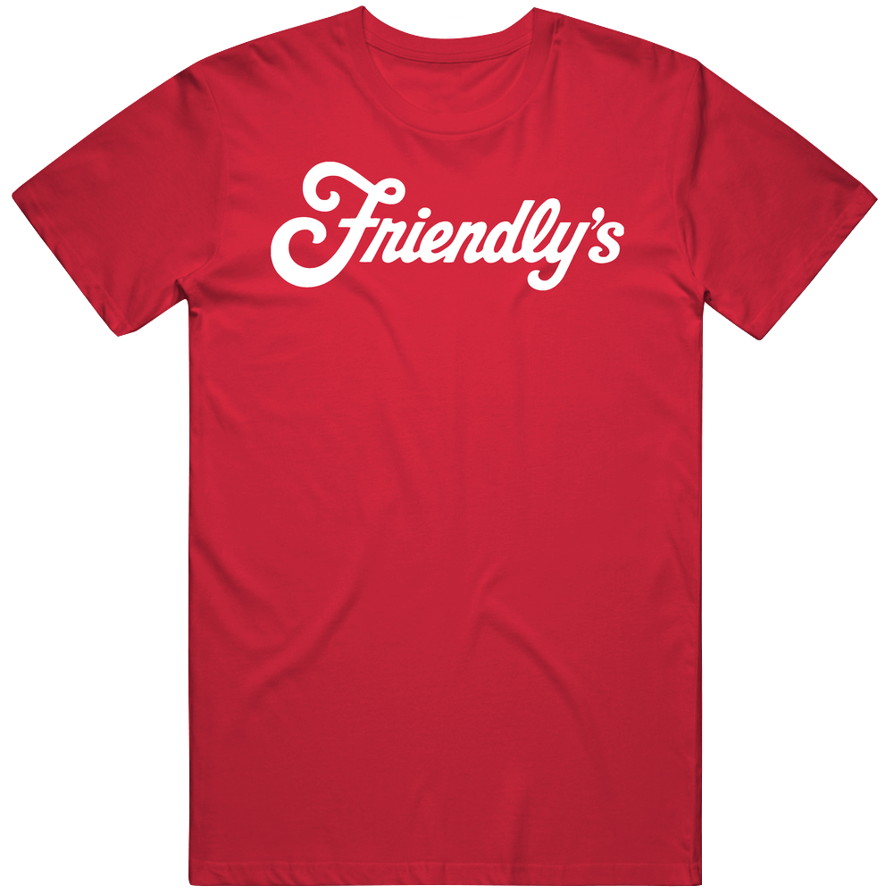 Friendlys Ice Cream Logo Cool Unisex Soft Cotton tee T Shirt Friendlys Ice Cream Logo Cool Unisex Soft Cotton tee T Shirt