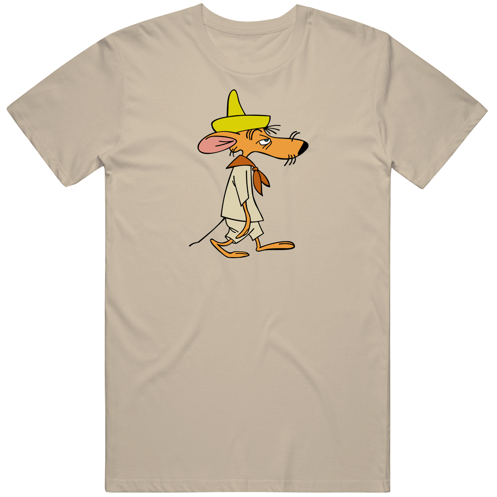 Slow Poke Rodriguez Cartoon Mouse Unisex Soft Cotton tee T Shirt Slow Poke Rodriguez Cartoon Mouse Unisex Soft Cotton tee T Shirt