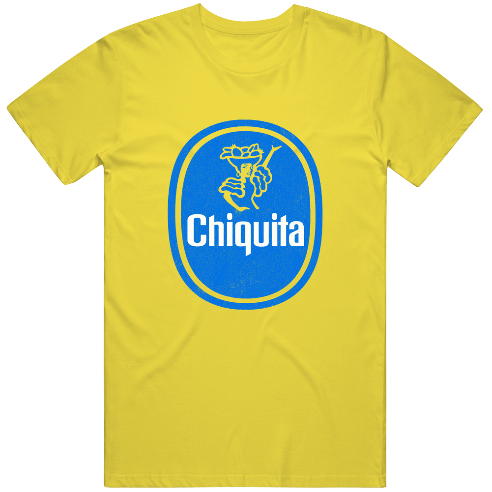 Chiquita, T-, Bananas Vintage Retro Daisy Yellow Unisex Soft Cotton tee T Shirt