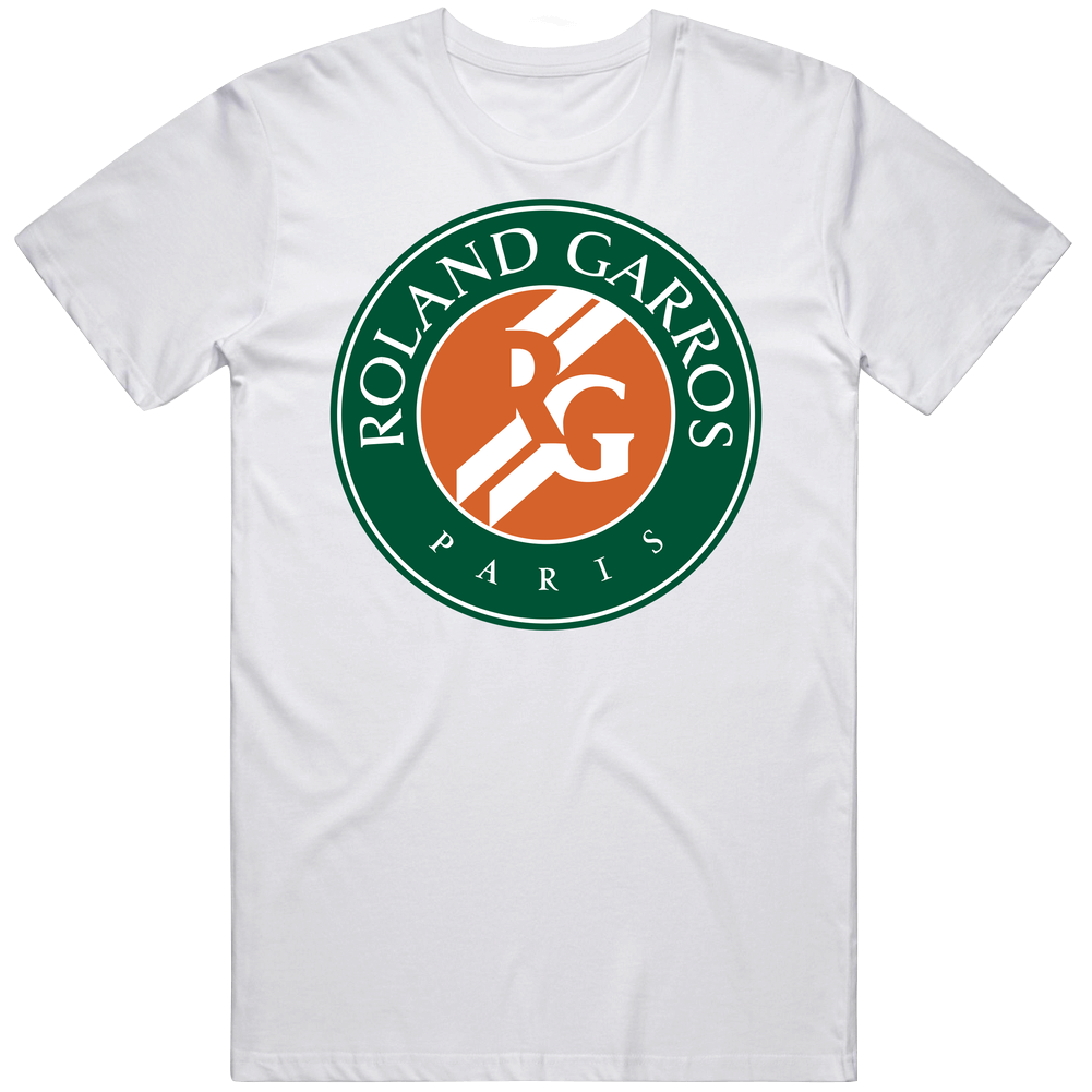 Roland Garros Paris France French Open Tennis Tournament Logo Unisex Soft Cotton tee T Shirt Roland Garros Paris France French Open Tennis Tournament Logo Unisex Soft Cotton tee T Shirt