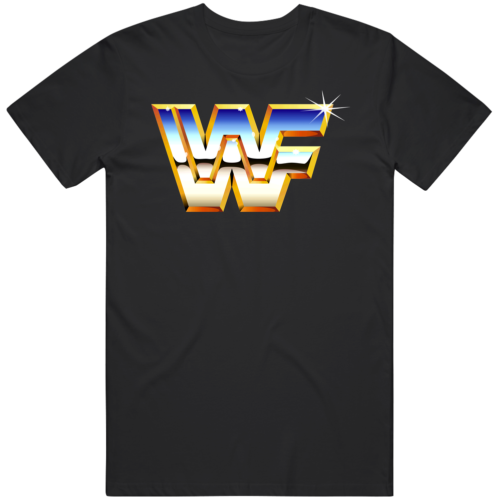 Wwf World Wrestling Federation Shiny Retro Logo Fan Cool Unisex Soft Cotton tee T Shirt