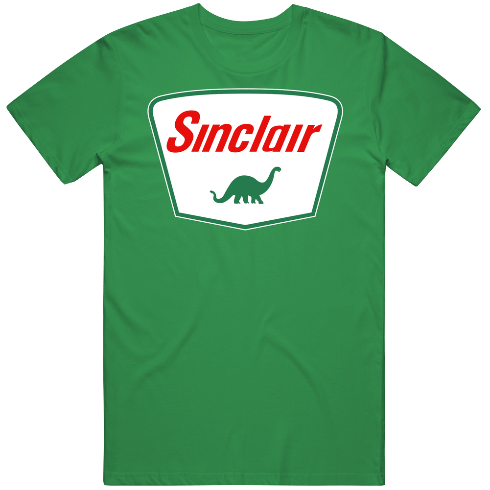 New Sinclair Dinosaur Dino Oil Gasoline Motor Retro Unisex Soft Cotton tee T Shirt New Sinclair Dinosaur Dino Oil Gasoline Motor Retro Unisex Soft Cotton tee T Shirt