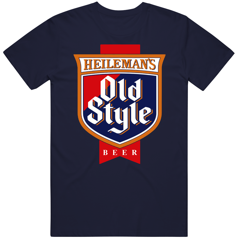 Heilemans Old Style Beer Cool Brewery Brew Logo Unisex Soft Cotton tee T Shirt