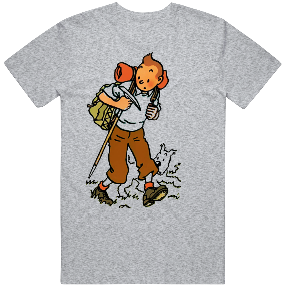 Les Aventures De Tintin Unisex Soft Cotton tee T Shirt Les Aventures De Tintin Unisex Soft Cotton tee T Shirt