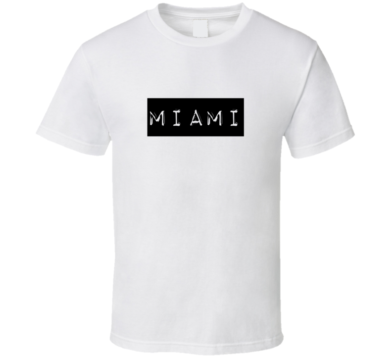 Miami Popular City T Shirt Miami Popular City T Shirt