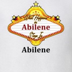 Abilene What Happens in Vegas Parody Funny Custom T Shirt 1042312