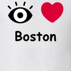 Boston I Love Boston Custom T Shirt 1043422