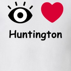 Huntington I Love Huntington Custom T Shirt 1043715