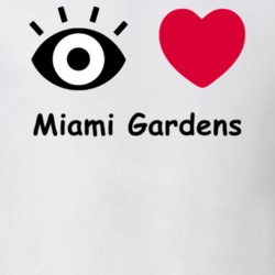 Miami Gardens I Love Miami Gardens Custom T Shirt 1043850