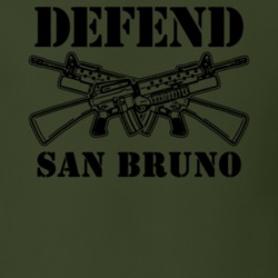 San Bruno Defend This City Army Military Strong San Bruno Custom T Shirt 1051331