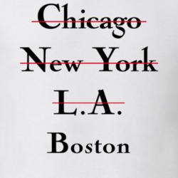 Boston Chicago New York LA High Fashion Custom T Shirt 1053512