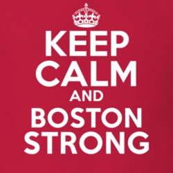 Keep Calm And Boston Strong Custom T Shirt 1070530