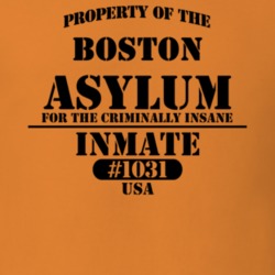 Boston Insane Asylum Inmate Halloween Costume T Shirt 1098110