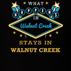 What Happens In Walnut Creek Stays In Walnut Creek Vegas Parody T Shirt 1143694
