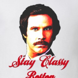 Stay Classy Boston Anchorman Ron Burgundy T Shirt 1219765