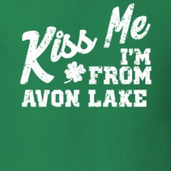Avon Lake Ohio Kiss Me I'm From City Irish St Patricks Day Pub Crawl T Shirt 27344645