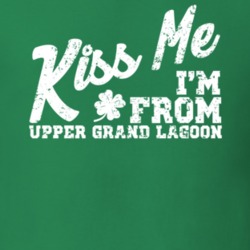 Upper Grand Lagoon Florida Kiss Me I'm From City Irish St Patricks Day Pub Crawl T Shirt 27359068