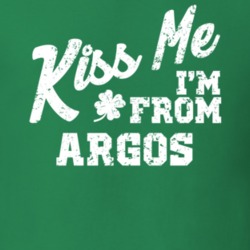 Argos Indiana Kiss Me I'm From City Irish St Patricks Day Pub Crawl T Shirt 27379096