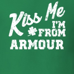 Armour South Dakota Kiss Me I'm From City Irish St Patricks Day Pub Crawl T Shirt 27382434