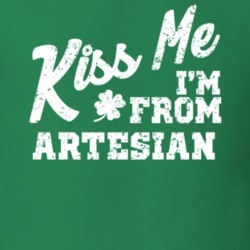 Artesian South Dakota Kiss Me I'm From City Irish St Patricks Day Pub Crawl T Shirt 27382443