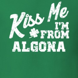 Algona Iowa Kiss Me I'm From City Irish St Patricks Day Pub Crawl T Shirt 27383523