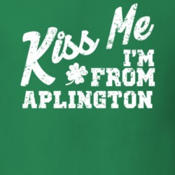 Aplington Iowa Kiss Me I'm From City Irish St Patricks Day Pub Crawl T Shirt 27383656