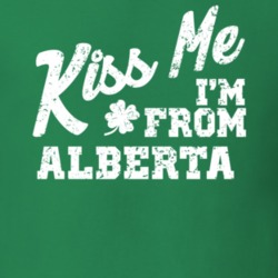 Alberta Minnesota Kiss Me I'm From City Irish St Patricks Day Pub Crawl T Shirt 27393535