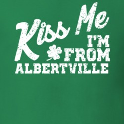 Albertville Minnesota Kiss Me I'm From City Irish St Patricks Day Pub Crawl T Shirt 27393539