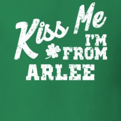 Arlee Montana Kiss Me I'm From City Irish St Patricks Day Pub Crawl T Shirt 27403674