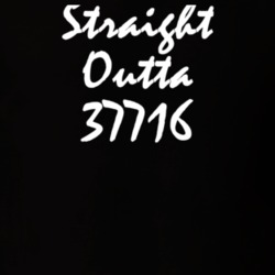 Straight Outta 37716 Clinton Tn NWA Zip Code Rap Parody T Shirt 2984573
