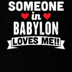 Someone In Babylon New York Loves Me Funny Cool City T Shirt 32587512